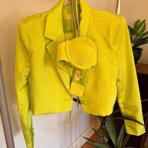 Camila Coelho Three-Piece Lime Green Set